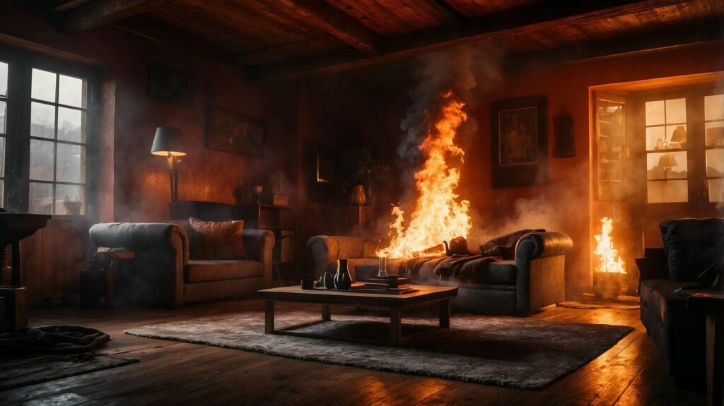 Emergency Fire Cleanup After House Fire Damage