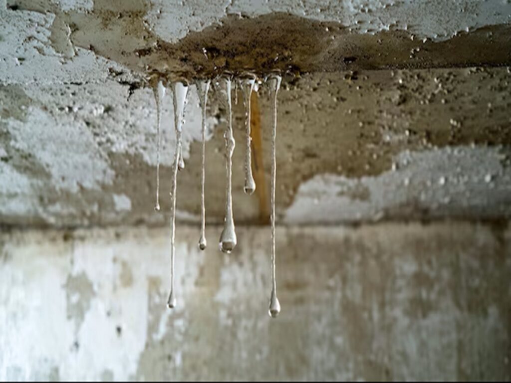 Water Damage Appears